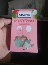 Adjustable Satin Bonnet, Night/Sleep Hair Cap, Double Sided Satin - ADAMA - NEW