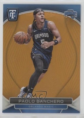 2024-25 Panini Totally Certified Orange Platinum Mirror 59/75 Paolo Banchero 1aj