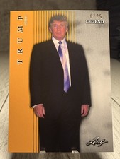 DONALD J. TRUMP | 2023 Leaf Legend #’d /25 # L02 President of the United States 