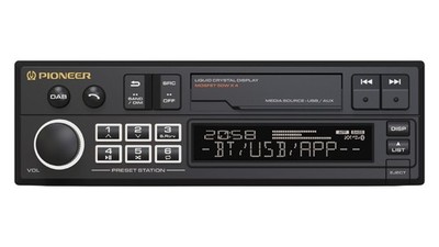 80-90年代旧車に 逆輸入パイオニアSXT-C10PS Bluetooth⁠ Pioneer SXT-C10PS Retro Car Stereo Bluetooth DAB USB Aux Classic
