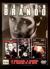Marlon Brando DVD Collection 3 Film Fronte del porto Il selvaggio COME NUOVO