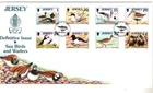 1997 JERSEY -  DEFINITIVES - SEABIRDS & WADERS FDC FROM COLLECTION V4