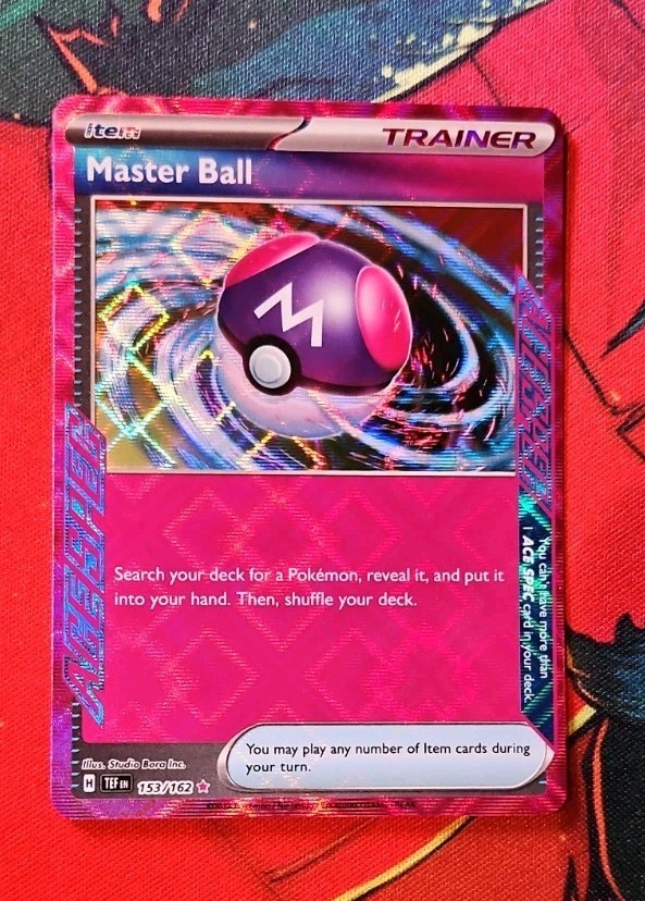 Pokemon TCG Master Ball 153/162 Temporal Forces Holo NM
