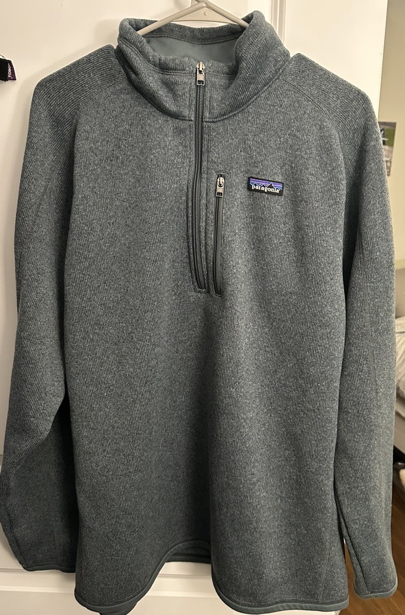 Patagonia Men's Better Sweater 1/4-Zip Fleece Nouveau Green Size XL