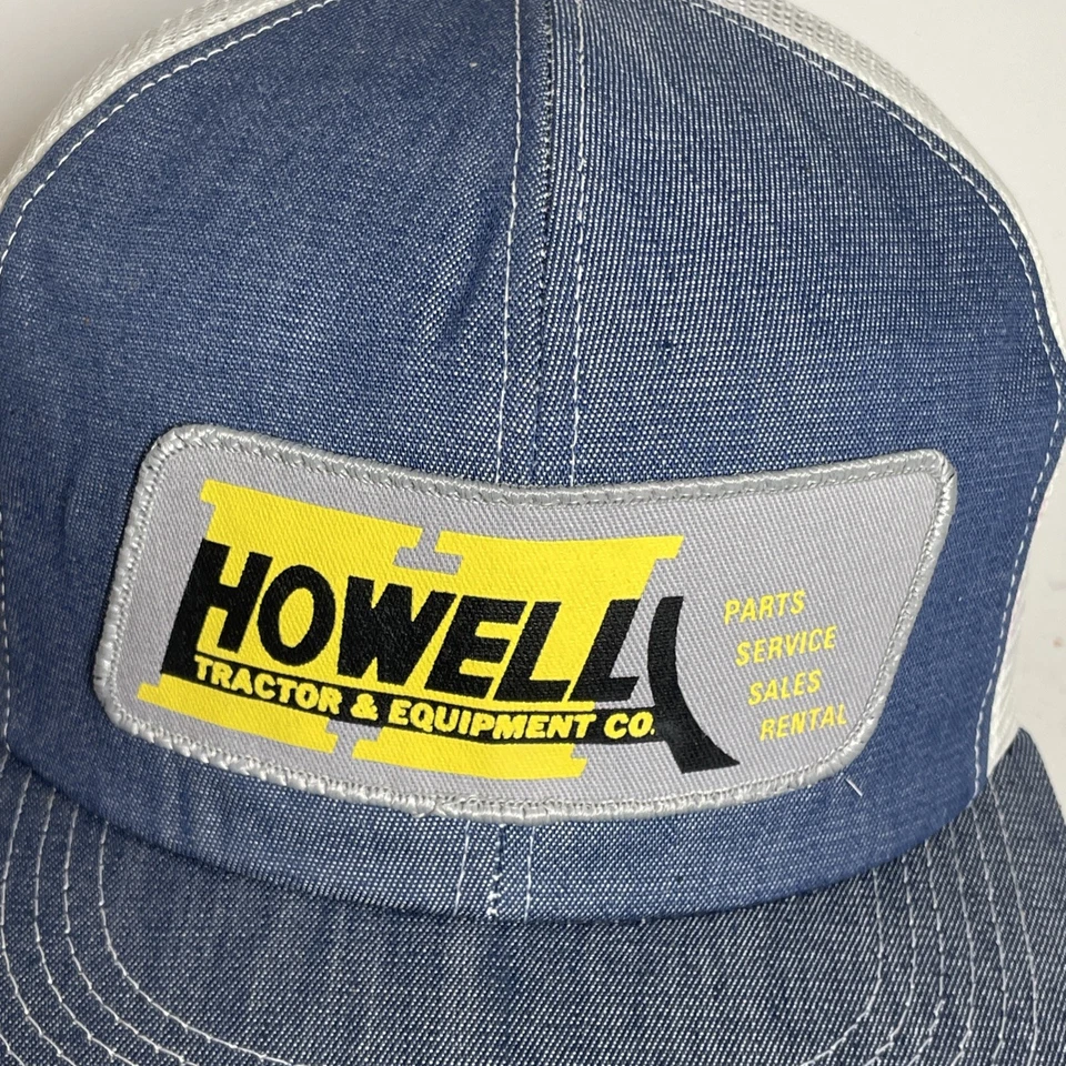 Gorra de tractor Howell de colección Snapback Denim marca K productos hechos en granja EE. UU. Foto 3 de 4