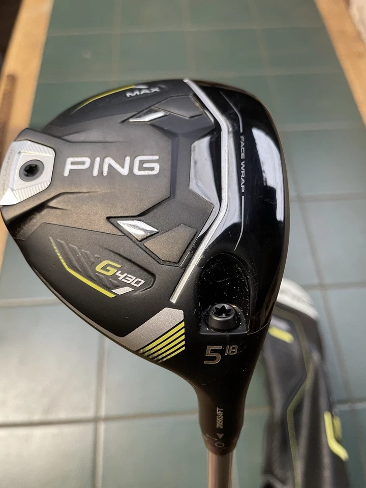 Ping G430 Max 5 Wood 18 Deg 45 G Alta Quick Shaft RH Inc Cover Superb Condition - Image 4 of 4