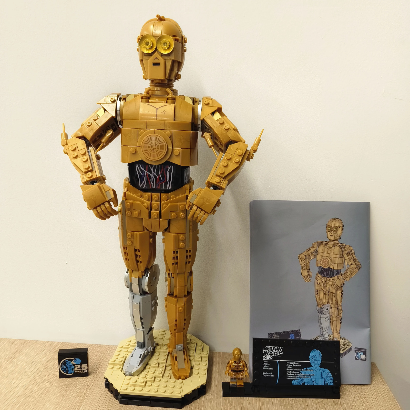 Robot C-3PO en briques de construction de 1138 pièces pour collectionneurs
