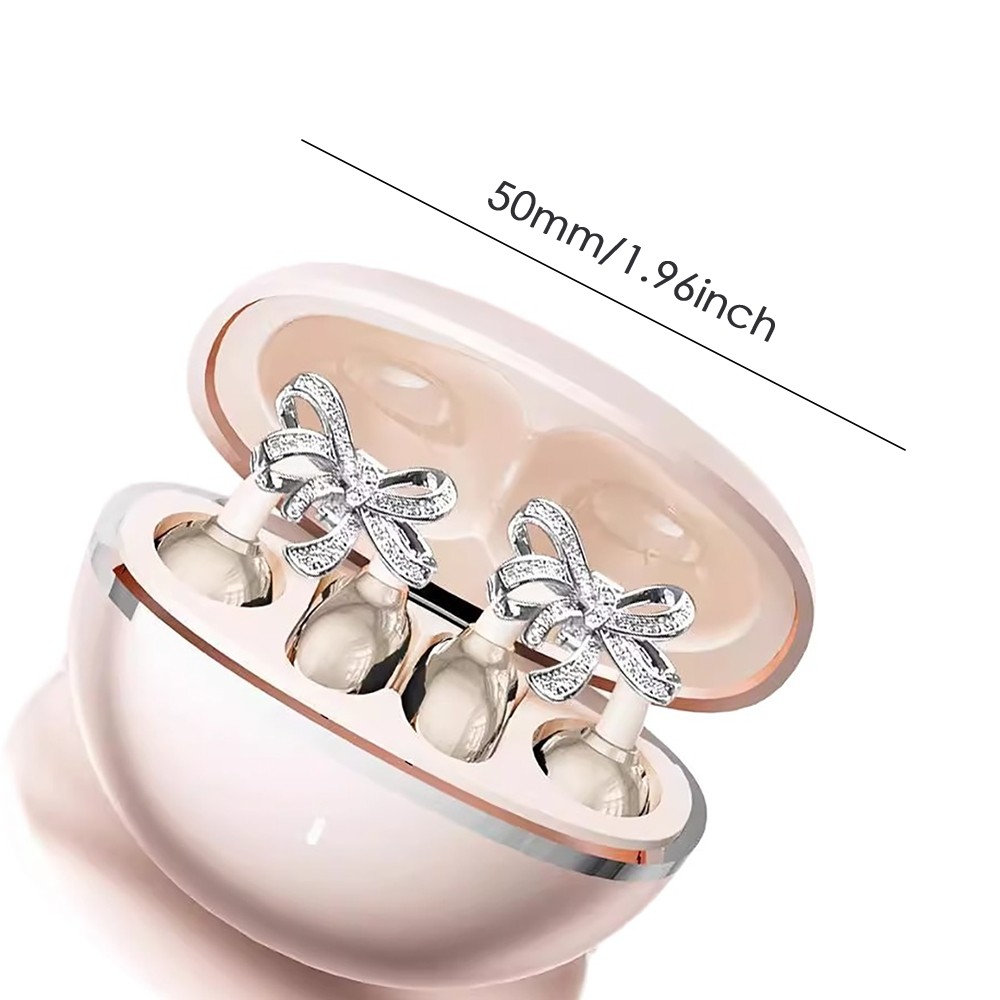 Clip-On Earbuds Jewelry Wireless 6.0 Comfortable Open Ear Headphones