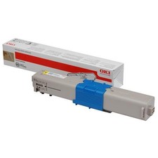 Image of Oki Toner Cartridge 46490401 Yellow 1500 Page 46490401