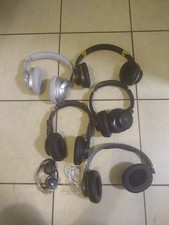 AS-IS Lot of Headphones Bluetooth Wireless Headphones tested work Android Apple