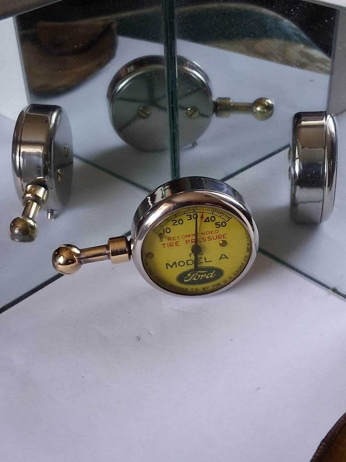 Shop Refurbished Vintage US Model A Ford Tire Gauge Antique Pouch Tool Kit Parts