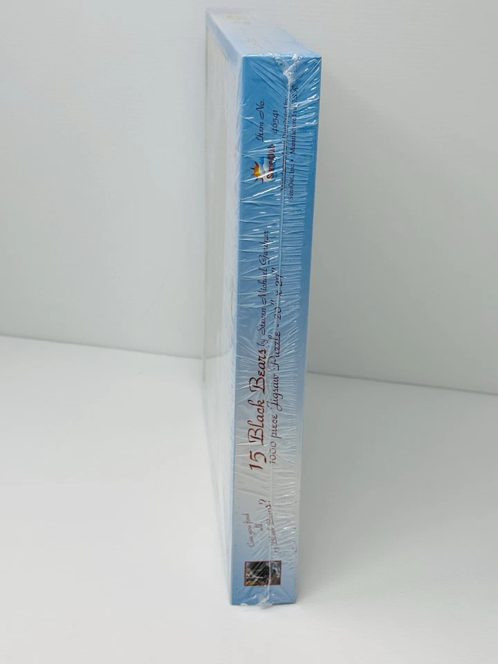 Rompecabezas SunsOut 1000 piezas 15 osos negros de Steven Michael Gardner sellado Foto 2 de 4