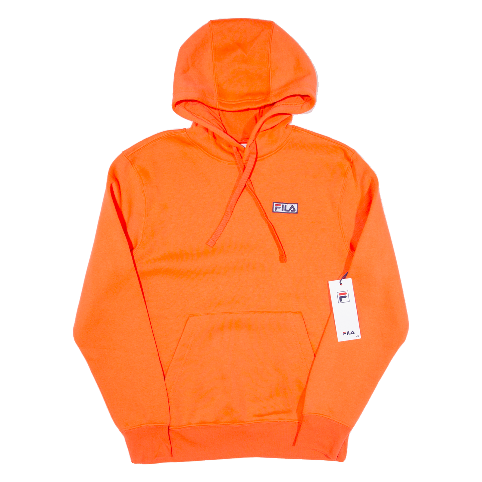 Felpa con cappuccio FILA uomo arancione XS