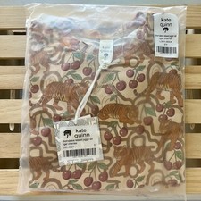 NIB Kate Quinn 5Y Short Sleeve Relaxed Jogger Set Tiger Cherries Light Bamboo