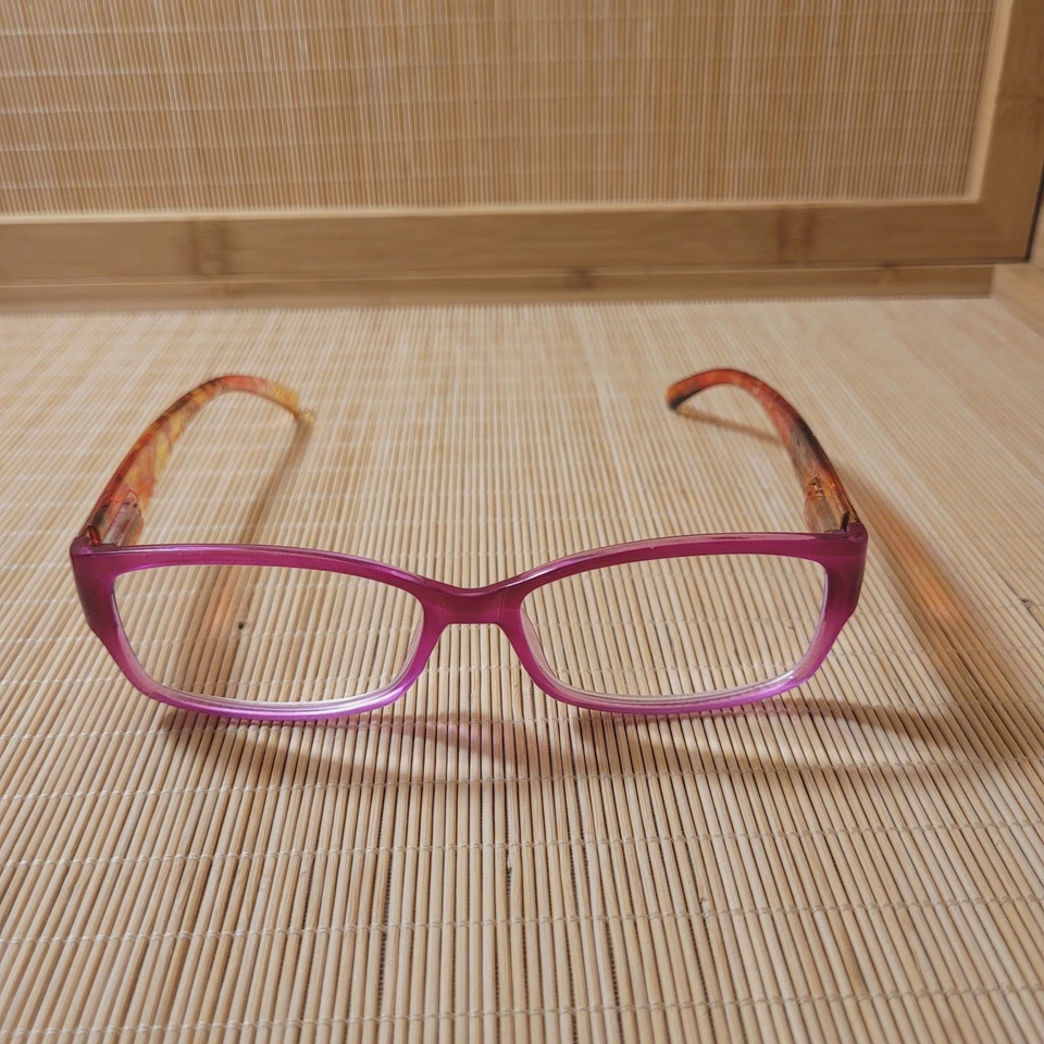 Gafas de lectura Kay Unger New York +2,00 lectores con marco acrílico floral rosa Foto 2 de 4