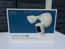 Ring Floodlight Cam Pro 2K Wired White New RRP £219.99 Outdoor Security Camera