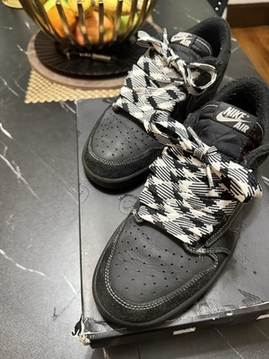 Jordan 1 Retro Low OG SP x Travis Scott Black Phantom Size 9