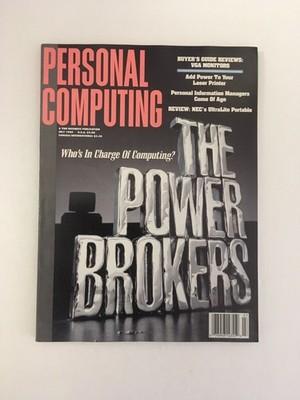 Personal Computing AUG 1989 back issue COMPUTER magazine - Hot Software Reviews