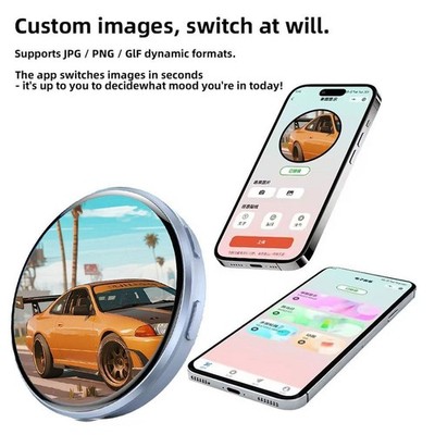 lektronisches Abzeichen Badge Digital Smart E-Badge Pin mit HD-Touchscreen