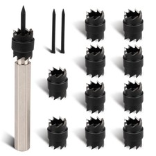 13-Pack Spot Weld Cutter Set, Double-Sided Drill Bit for Easy Spot Weld Remov...