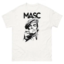 MASC T-Shirt | Tom of Finland Style Art Gay Leather Daddy Parody Tee