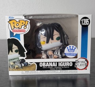 🔥Funko Pop! Demon Slayer: Obanai Iguro #1395 Rare Funko Shop Exc. W/Protector🔥