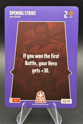 Bo Jackson Battle Arena Update-Play Card- OPENING STRIKE #PL-8 SSP / Quick Ship