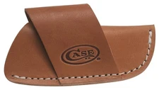 CASE XX KNIVES LARGE LEATHER SIDE-DRAW SHEATH - 4 3/4 in. OVERALL (50232) POCKE