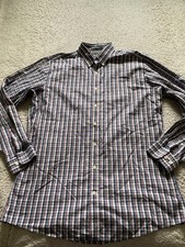 Eddie Bauer Men Plaid Relaxed Long Sleeve Button-Down Shirt Multicolor Size TL