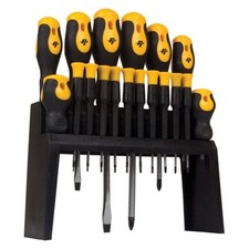 18-piece Multi Material Handle Phillips/Slott...