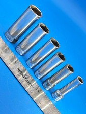 Snap-on Tools Deep Well Socket Set 3/8” Drive 3/8” to 3/4” 6 Point 6 Pieces B-3