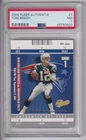 TOM BRADY 2004 FLEER AUTHENTIX FOOTBALL CARD #1 PSA GRADED 7 NM
