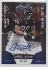 2010 Certified Mirror Blue Signatures 50/50 Garrett Graham #213 Auto 1q7