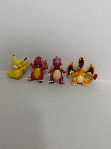 Tomy CGTSJ Nintendo Pokemon Figures Lot Of 4 Charmander Charmeleon Charizard