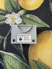 Nintendo 64 N64 Controller Pak Gray NUS-004 Tested Working