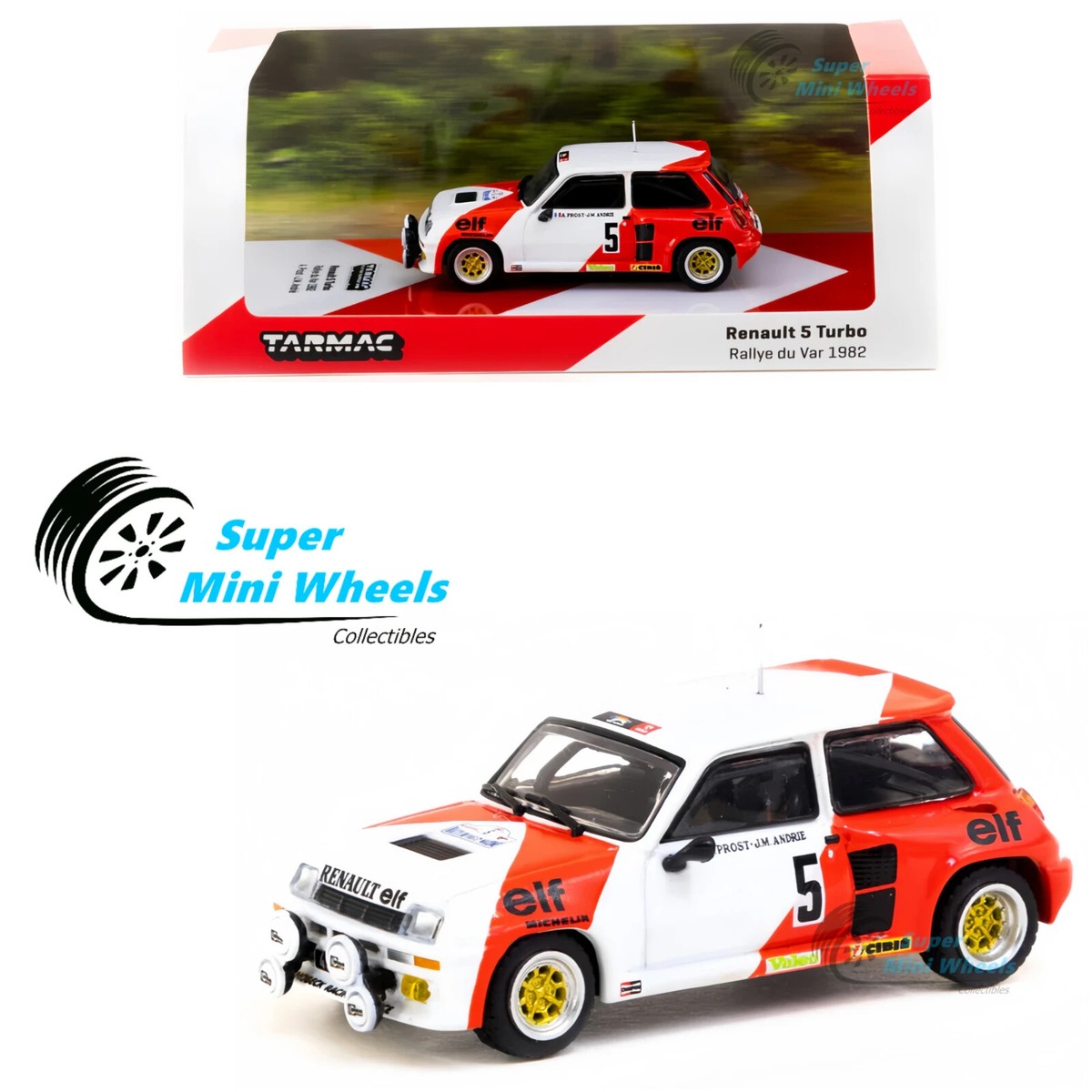 Tarmac Works 1:64 Renault 5 Turbo Rallye du Var 1982 #5 | eBay