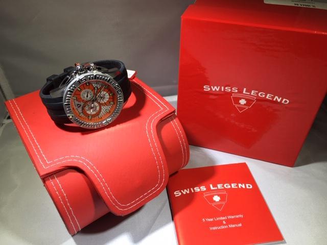 Swiss Legend Evolution SL-10064 – 06 – Orange/White Dial