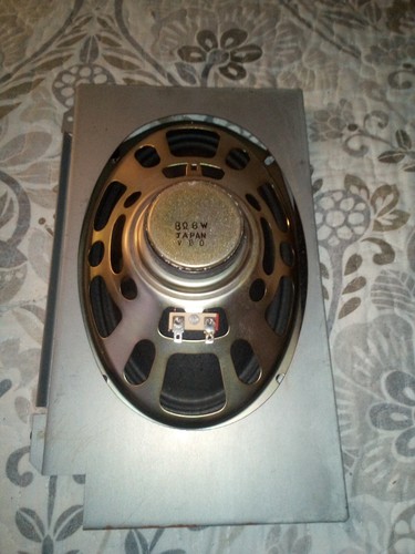 califone record player part/speaker with mounting plate/model 1430k - Picture 2 of 2