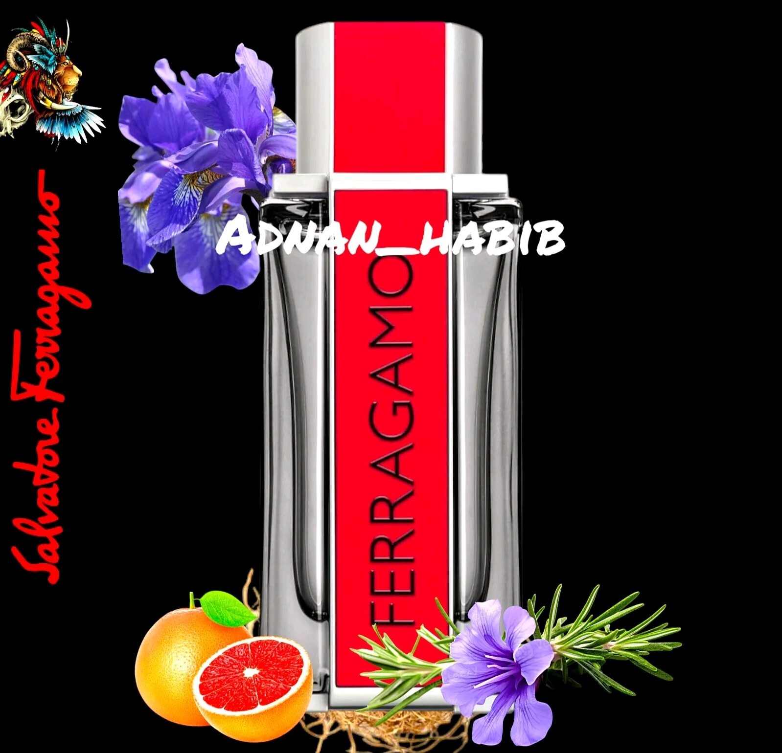 SALVATORE FERRAGAMO RED LEATHER 50ML EAU DE PARFUM SPRAY NEW & SEALED