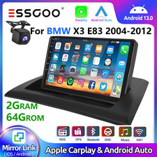 2+64G Apple CarPlay For BMW X3 E83 2004-2012 Car Stereo Android 13 GPS WIFI +CAM