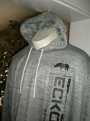ECKO FUNCTION PERFORMANCE GREY HOODED SWEATSHIRT SZ:3XL 3X XXXL NWT