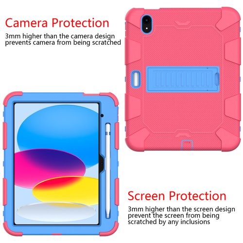 For iPad 10th Mini6 8th Air4 5 10.2 Pro 11 10.5 Shockproof Hard Stand Case Cover - Picture 24 of 90