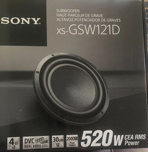 sony 2000w subwoofer