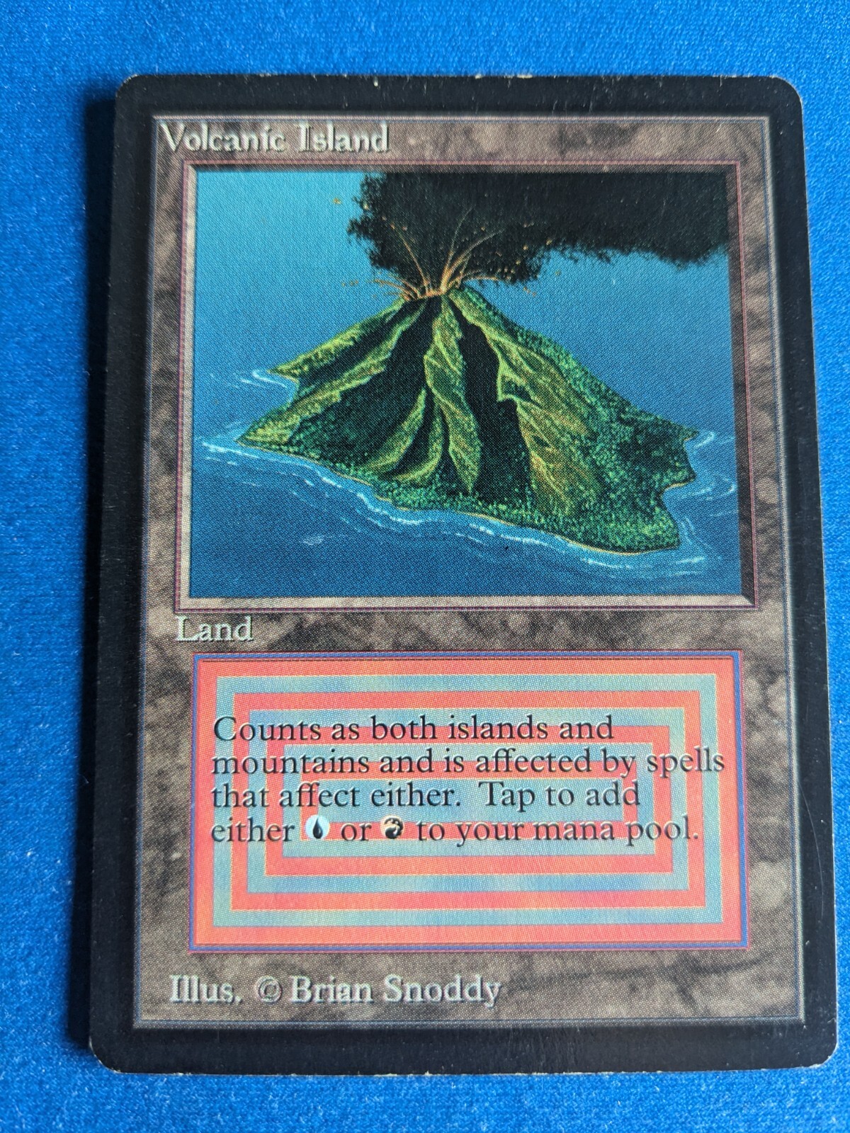 Volcanic Island 1x MtG Beta GREAT CONDITION **See pictures**