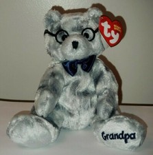 CT* Ty Beanie Baby - GRANDFATHER the Bear (Internet Exclusive) (7.5 Inch) MWCT