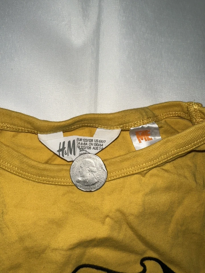 Preowned- H&M Minions S/S Graphic T-Shirt Boys (Size 6X-7) - Image 4 of 4