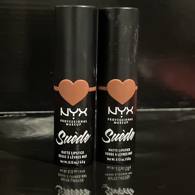 Lot of 2 - NYX Professional Makeup Suede Matte Lipstick in Brunch Me