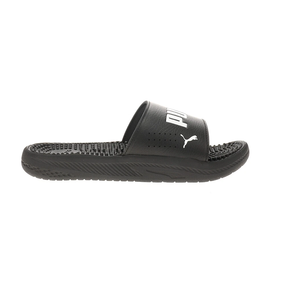Puma Softride Massage Slide Sandali Uomo Nero Casual 38306201