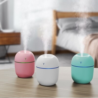 Portable Air Humidifier Aroma Essential Oil Diffuser USB with LED Night Lamp