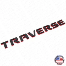 Chevy Traverse Rear Lifgate Letter Badge Nameplate Logo Emblem Redline Sport